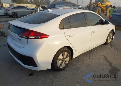 2019 Hyundai Ioniq Hybrid Blue from USA, damaged, VIN KMHC65LCXKU134178